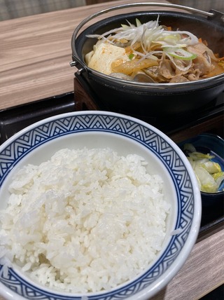 あさり豚チゲ御膳