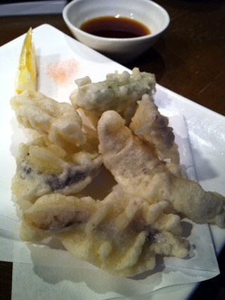 太刀魚と野菜の天ぷら