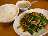 ニラ炒め定食