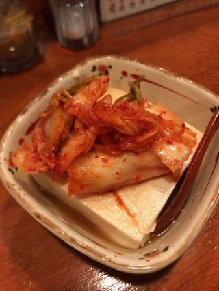 キムチ温豆腐