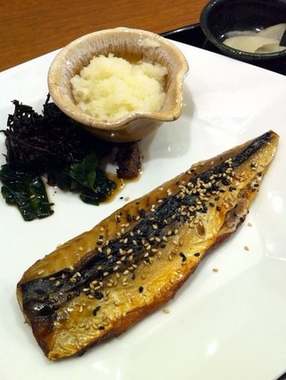 さば炭火焼き