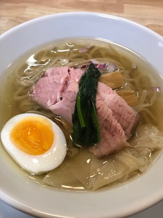 鶏と魚の塩そば
