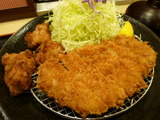 ロースカツ&唐揚