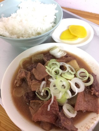 牛煮込みライス