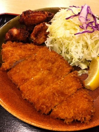 とんかつ唐揚