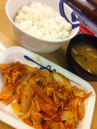 豚キムチ定食