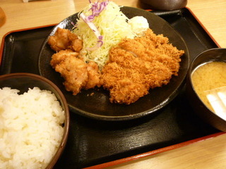 唐揚チキンカツ定食