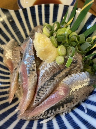 イワシ刺身