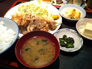まぐろ竜田定食