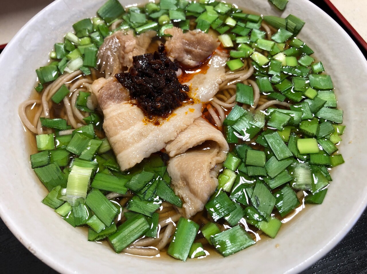 年越しそば ニラと豚しゃぶ肉のスタミナラー油そば 富士そば 川崎 食メモ 愛知 横浜b級グルメと飲み記録 年越しそば ニラと豚しゃぶ肉のスタミナラー油そば 富士そば 川崎 食メモ 愛知 横浜b級グルメと飲み記録
