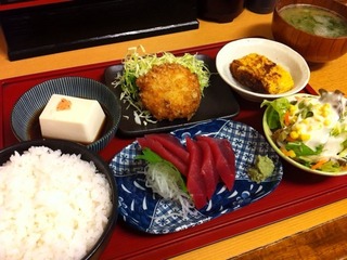 まぐろ刺身定食