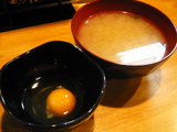 生卵&味噌汁