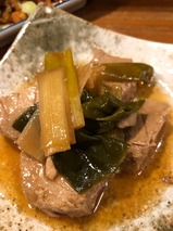ネギ鮪煮