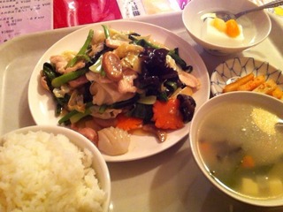 五目野菜炒め定食