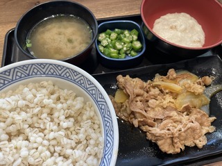 牛皿麦とろ御膳