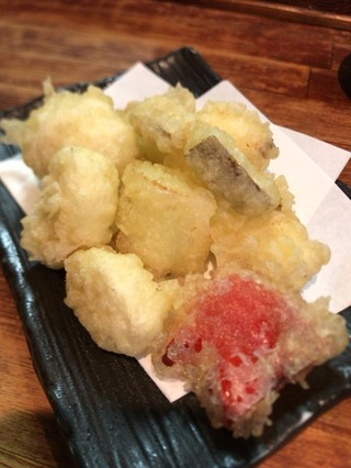 冬の天ぷら盛合せ