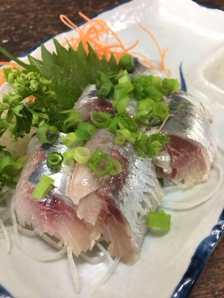 いわしさしみ