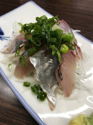 アジ刺身