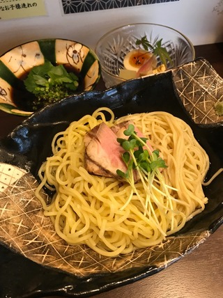 和食屋の冷しつけそば