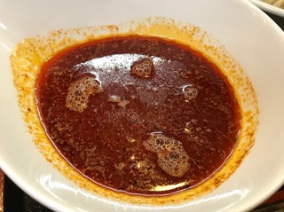 つけ麺赤辛焦がしラー油