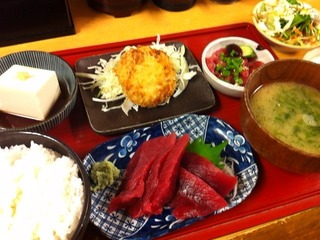 マグロ刺身定食