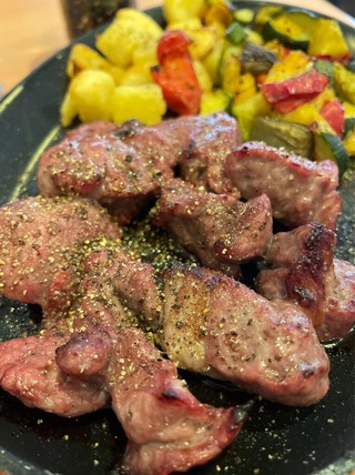 ラムと野菜のグリル