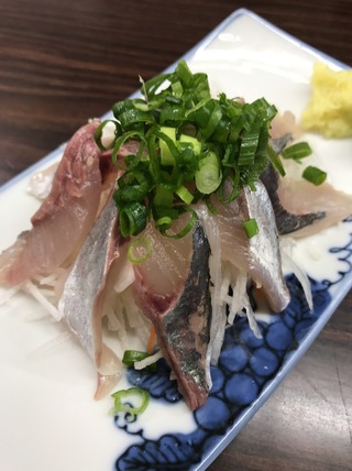 アジ刺身