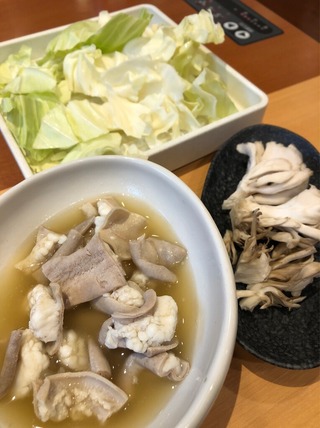 牛モツ追加