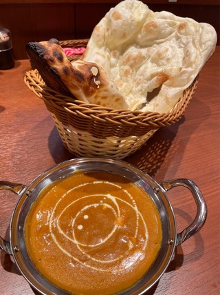 シーフードカレー&ナン