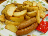 ソーセージとポテトのグリル