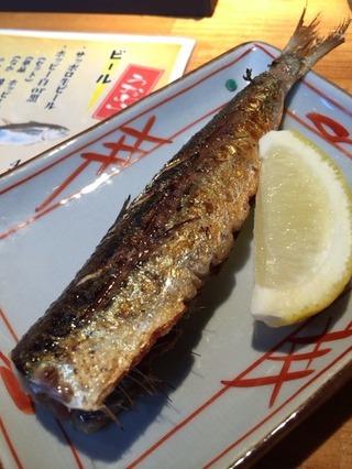 イワシの丸焼き