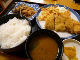 マグロフライ定食