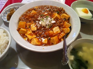 麻婆豆腐定食