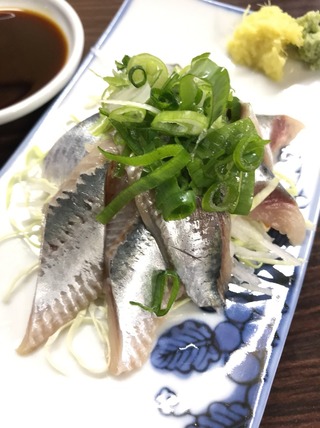 イワシ刺身