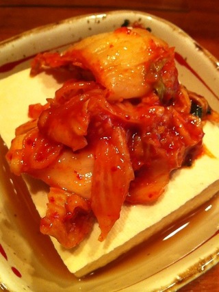 キムチ温豆腐