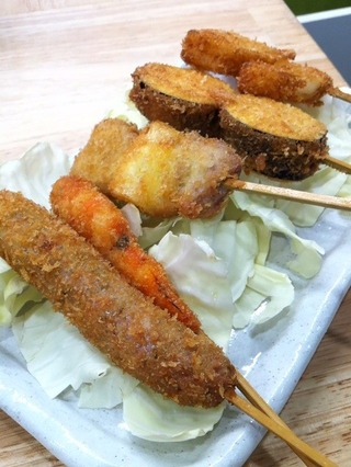 串揚げ5本盛