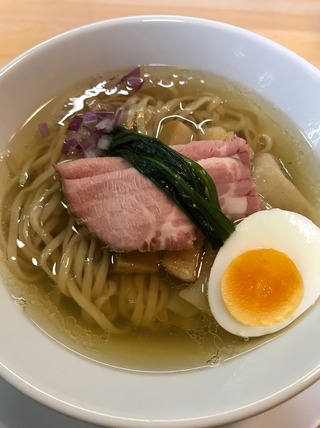 鶏と魚の塩そば