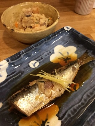 いわし煮うの花