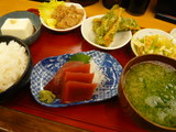 まぐろ刺身定食
