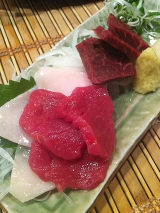 馬刺し3点盛り