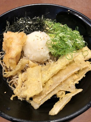 鶏とごぼう天のおろしそば