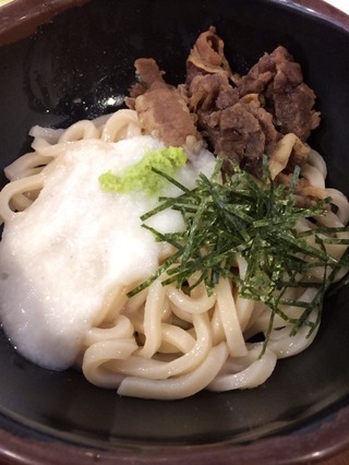 肉とろろうどん