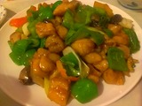 鶏肉とピーマン炒め