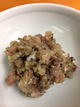 鯵のなめろう