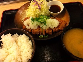 おろしロースかつ定食