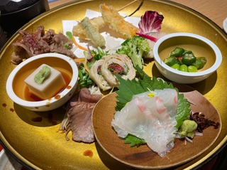三重いなべ蕎麦と三重夏の山海彩りランチ