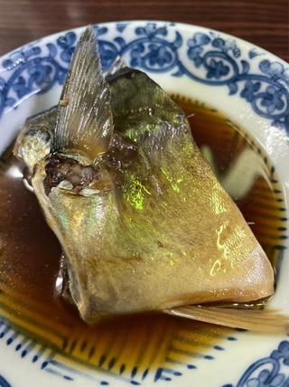 サバ煮付けカマ