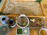 せいろと鴨の炭焼き