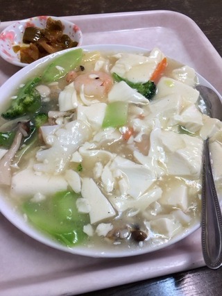 海鮮と豆腐煮込み