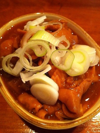 ピリ辛モツ煮込み